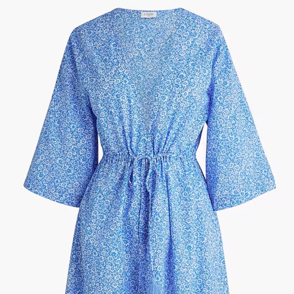 J.Crew Factory Tie-front Cover-up XS NWT